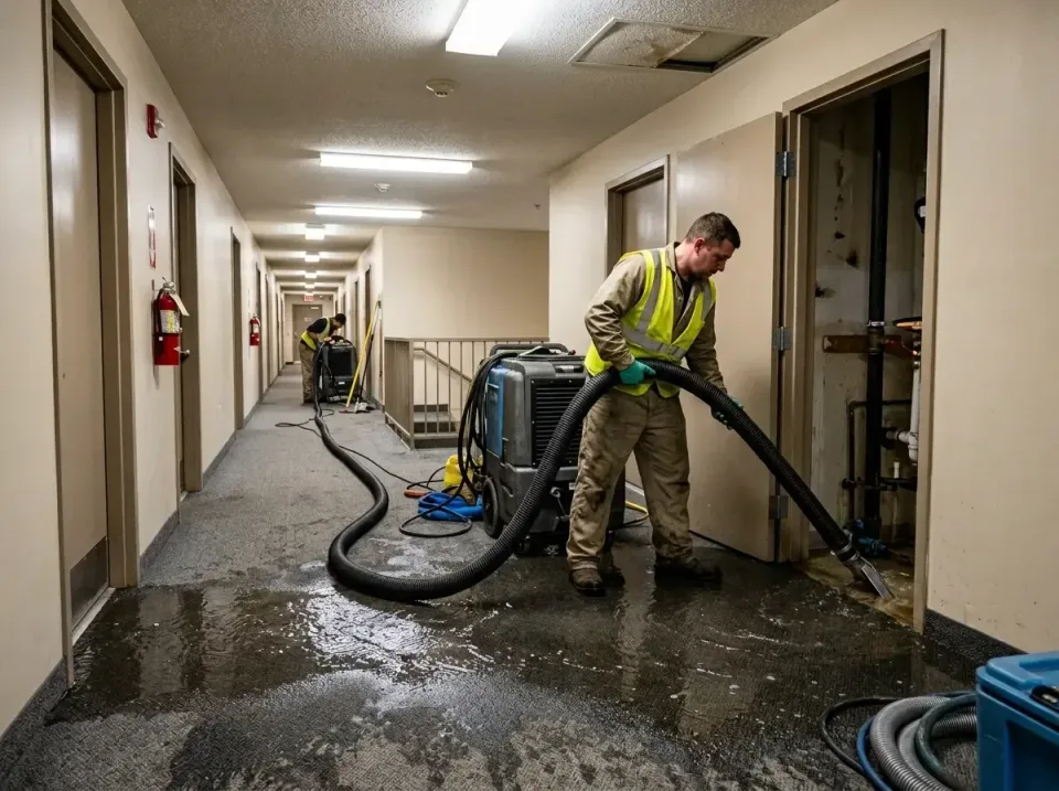 multi-unit-apartment-hallway-f-005 — frequently asked questions, Emergency Burst Pipe Water Extraction & Removal in Druid Hi…